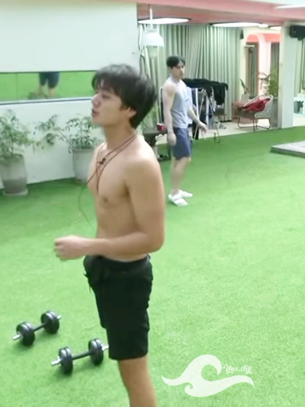 Morning y'all! 😜✨ River's morning routine/exercise! 💪 #pbb #pbbriver #riverjoseph #housemate #river #exercise #workout #fyp #foryou #foryoupage #trending #viral #followme #fypageシ #fypシ #fypage #morningroutine #morning 