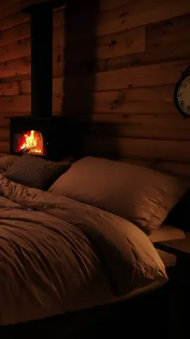 Cozy vibes await in this enchanting log cabin bedroom. ✨🛏️ Soft linens, flickering candles, and the warmth of wood create the perfect retreat! #interiordesign #homedecor #cozybedroomvibes #bedroomdecor #cozyhome #bedroominspo #bedroomdesign #cozyvibes #bedroomideas #bedroomstyle #cozyretreat #cozyhideaway #cozybedroom #rusticdesign #cabinlife