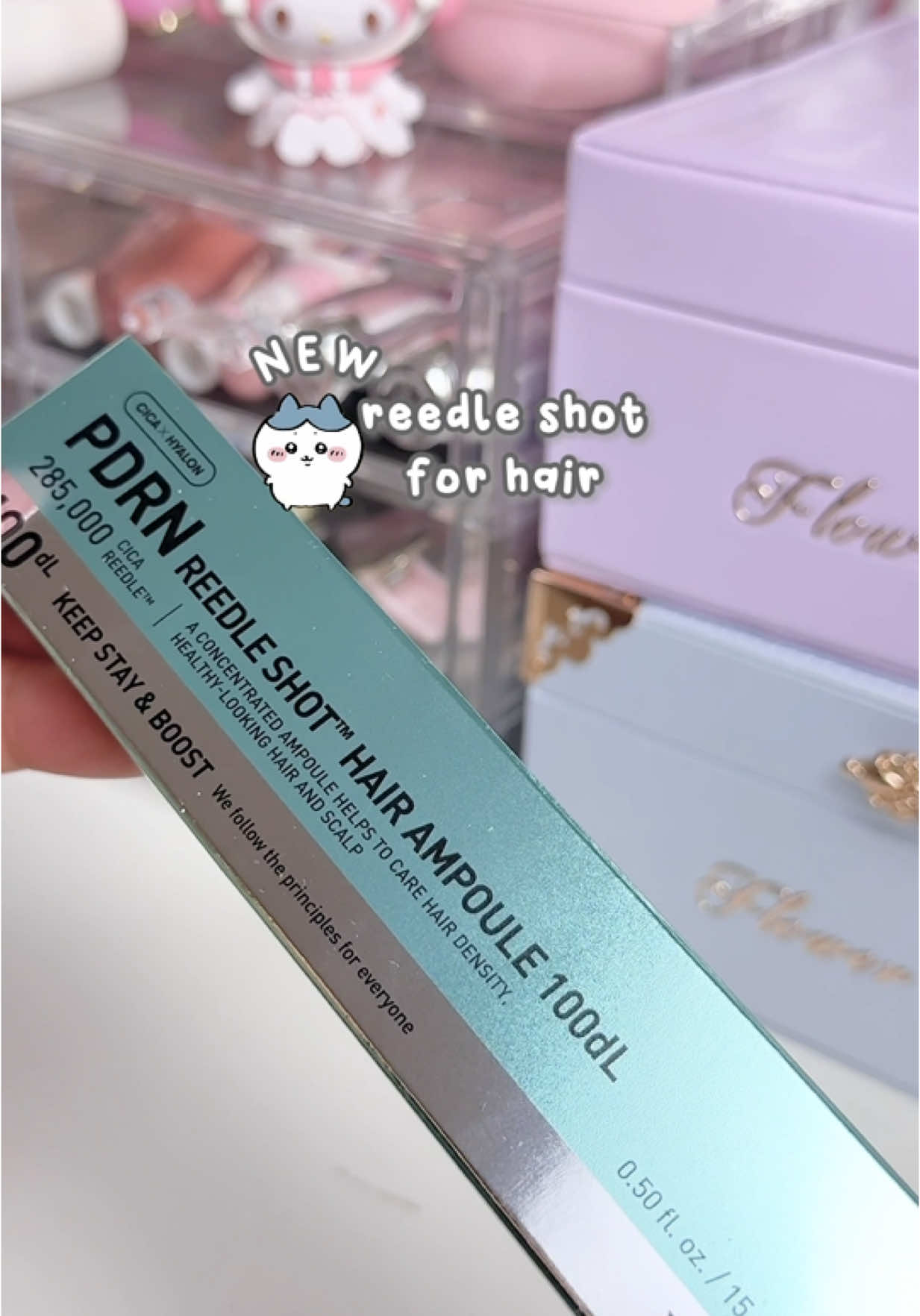 now there’s reedle shot for HAIR!! ✨ I have tried to use the og serum on my scalp but I would need to wash it after since it leaves a tacky feel but this just absorbed straight into my scalp w/ no residue!!!  #reedleshot #reedleshottreatment #kbeautyskincare #koreanskincare 