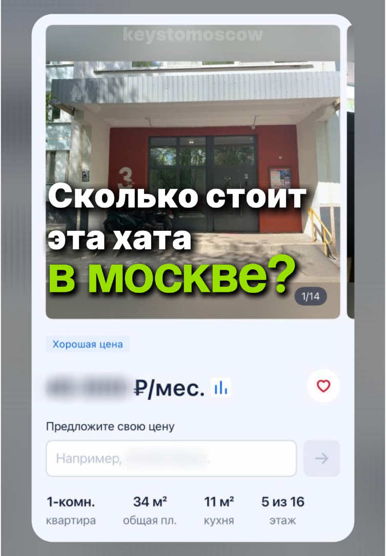 Сколько стоит эта квартира в Москве !? #рек #рекомендации #москва #аренда #арендажилья #недвижимость #юмор #местамосквы #арендаквартиры 