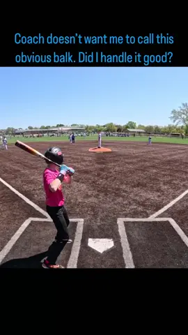 #13u Who does balk warnings at 13? #baseball #umpire #sports #michigan #arizona 