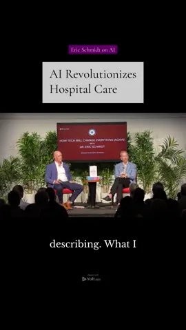 AI Predicts Your Health Issues - Eric Schmidt on AI #data #ai #healthcare