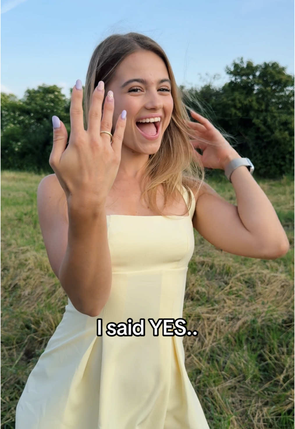 I said YES! 🥹 #foryoupage #girltok #tiktok 