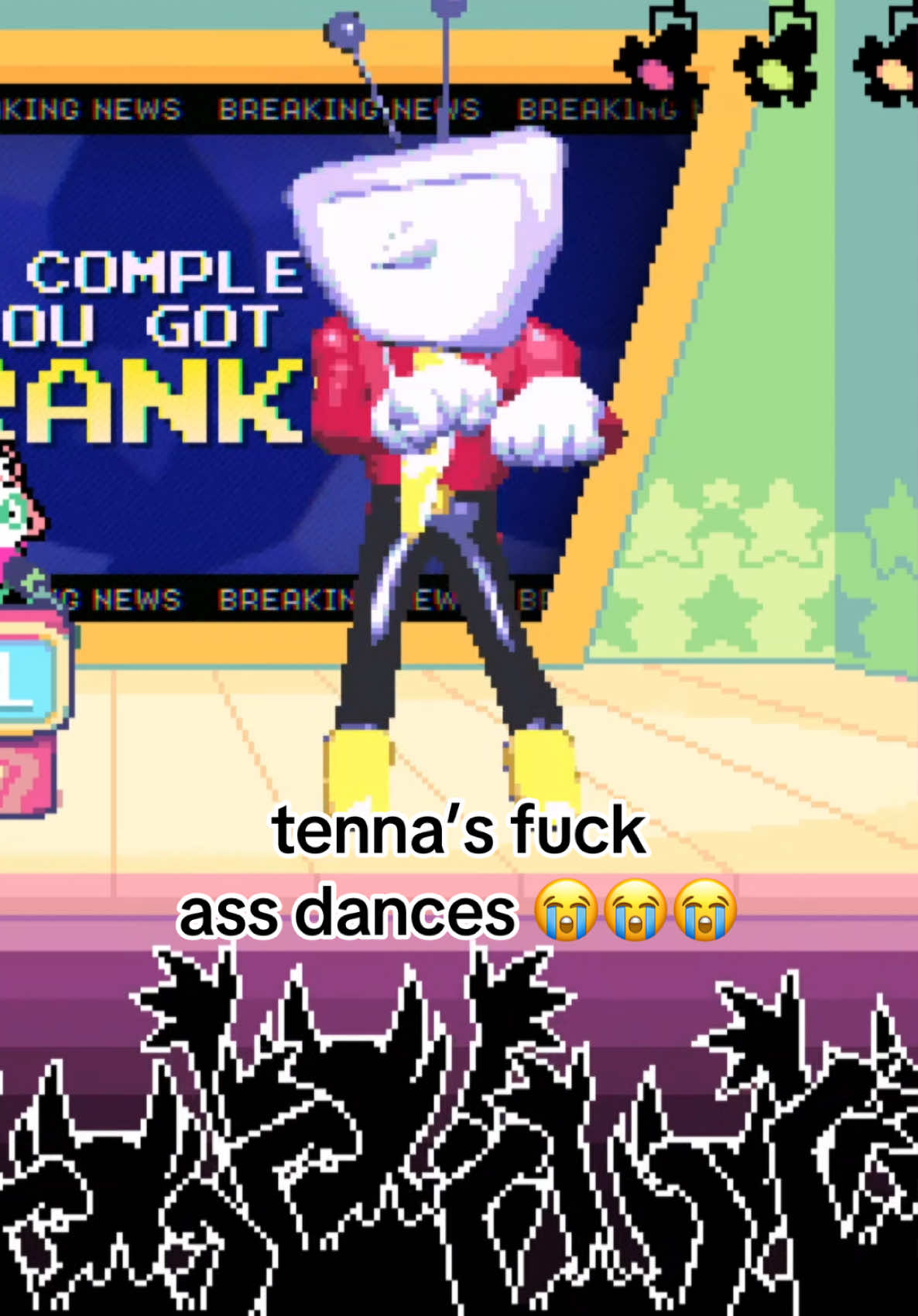edit: why did this blow up     that chapter was so goddamn funny 😭😭😭 #deltarune #undertale #deltarunechapter3 #deltarunetenna #mranttenna #gay #balls 