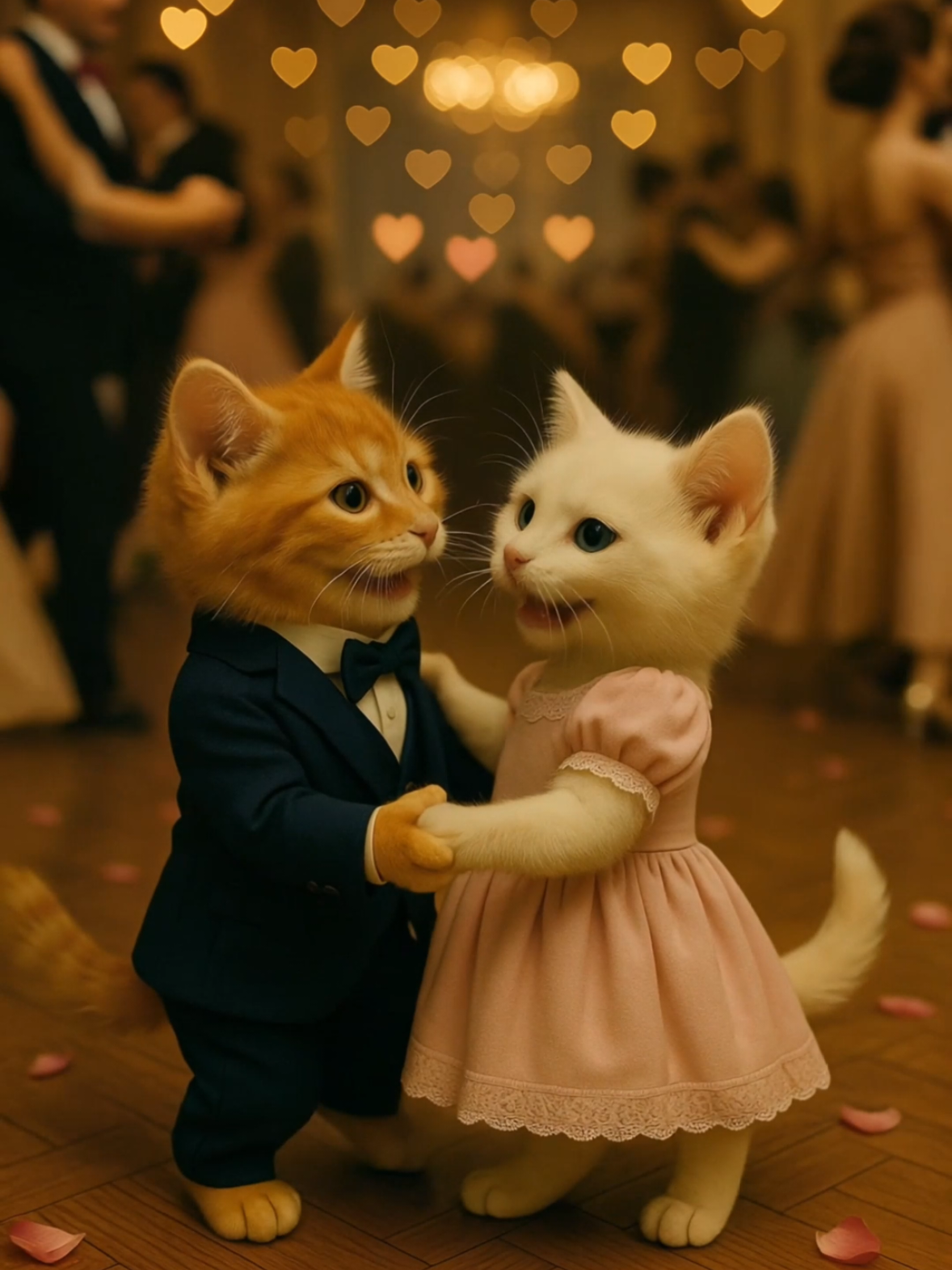 The Cutest Waltz Ever !!! #cute, #cats, #petlovers, #foryou, #catsoftiktok #creatorsearchinsights  #waltz #catdance 