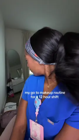I love a 7 minute makeup routine  @The Estée Lauder Store @maccosmetics @NYX Professional Makeup @elfcosmetics @Maybelline NY @L’Oreal Paris Makeup & Hair @Covergirl US  #makeuptutorial #MakeupRoutine #dayshift #nursesoftiktok #makeupforshift #nurse #nursing #nightishiftnurse #nicunurse #newgradnurse 