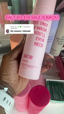 Replying to @Lee 💚 TT Affiliate SIS! She brought it back again! But I don’t know how long this time! #TikTokShopCreatorPicks #SaltXO #Yoni #yonigel #yoniwash #FeminineWash 