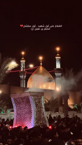 #استشهاد مسلم ابن عقيل 