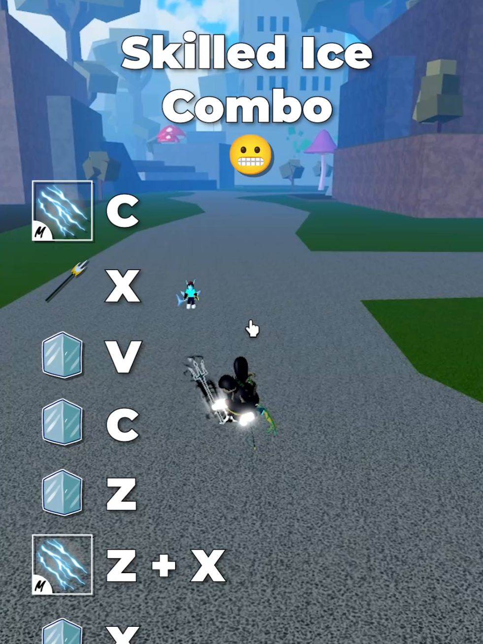 Ice and Electric Claw Combo #roblox #bloxfruits 
