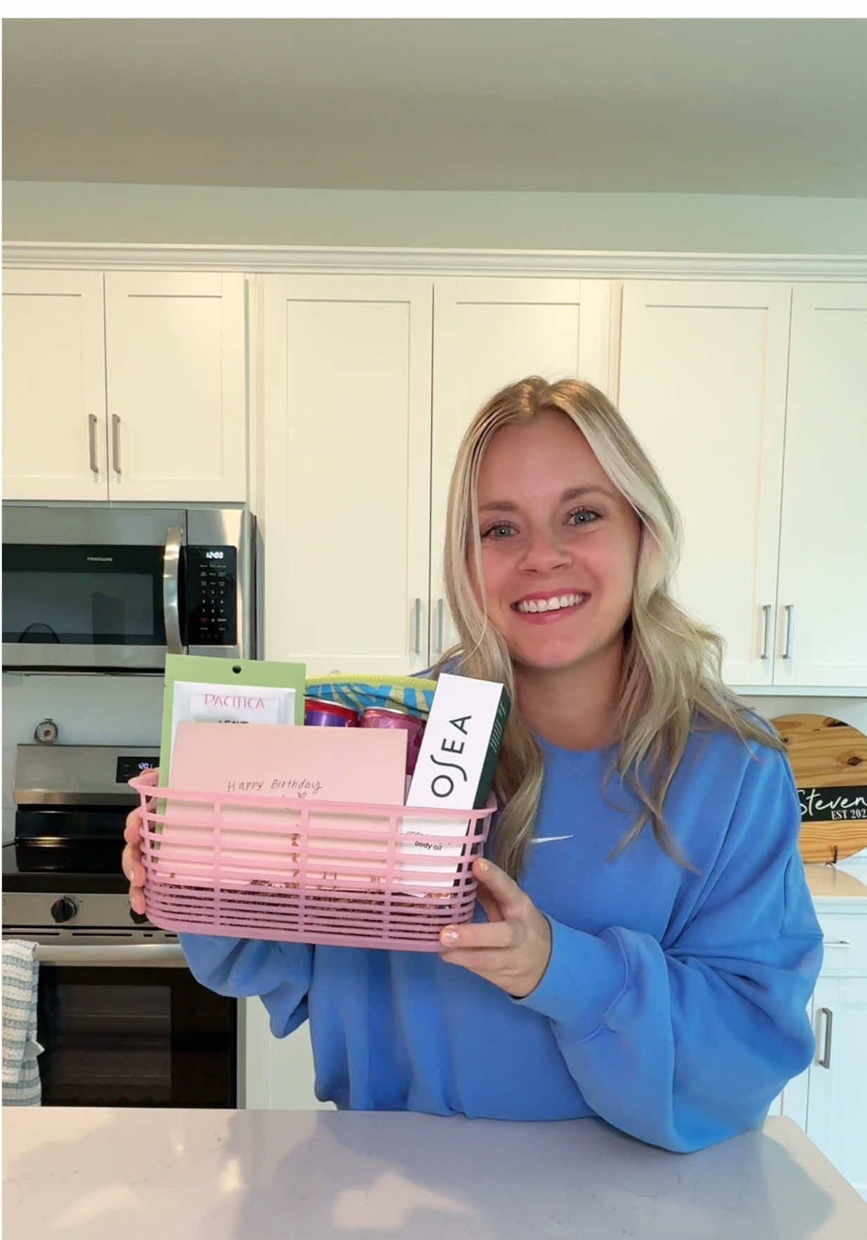 I mean she’s part of the family at this point 🫶🏼  #MomsofTikTok #giftbasket #workingmom 