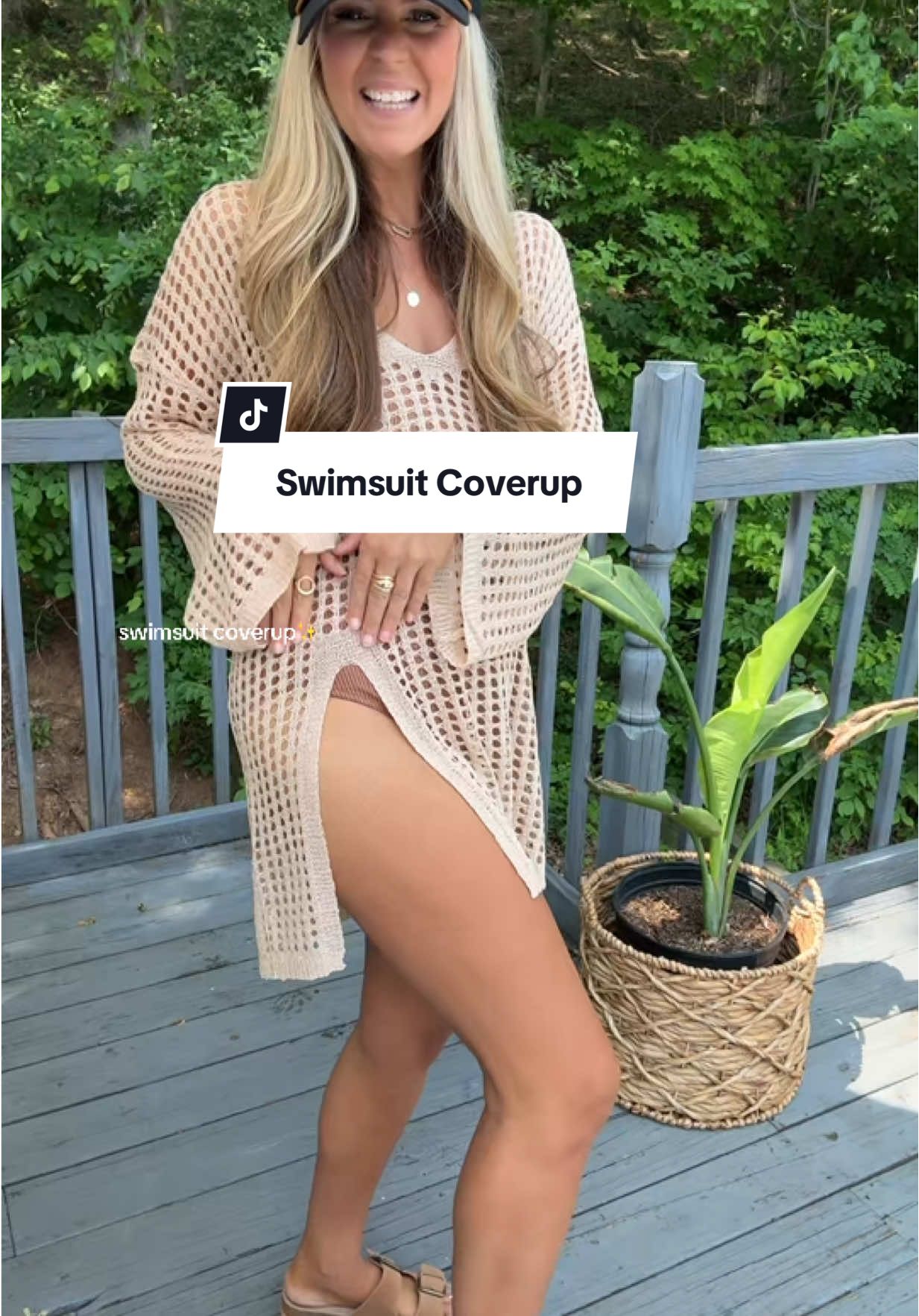 I am IN LOVE with this swimsuit coverup! It’s so pretty & flattering! 😍 #coverup #swimsuitcoverup #bathingsuitcoverup #coverupdress #swimwear #beachwear #beachdress  #tiktokshopcreatorpicks #tiktokshopmusthaves #tiktokshopsummerturnup