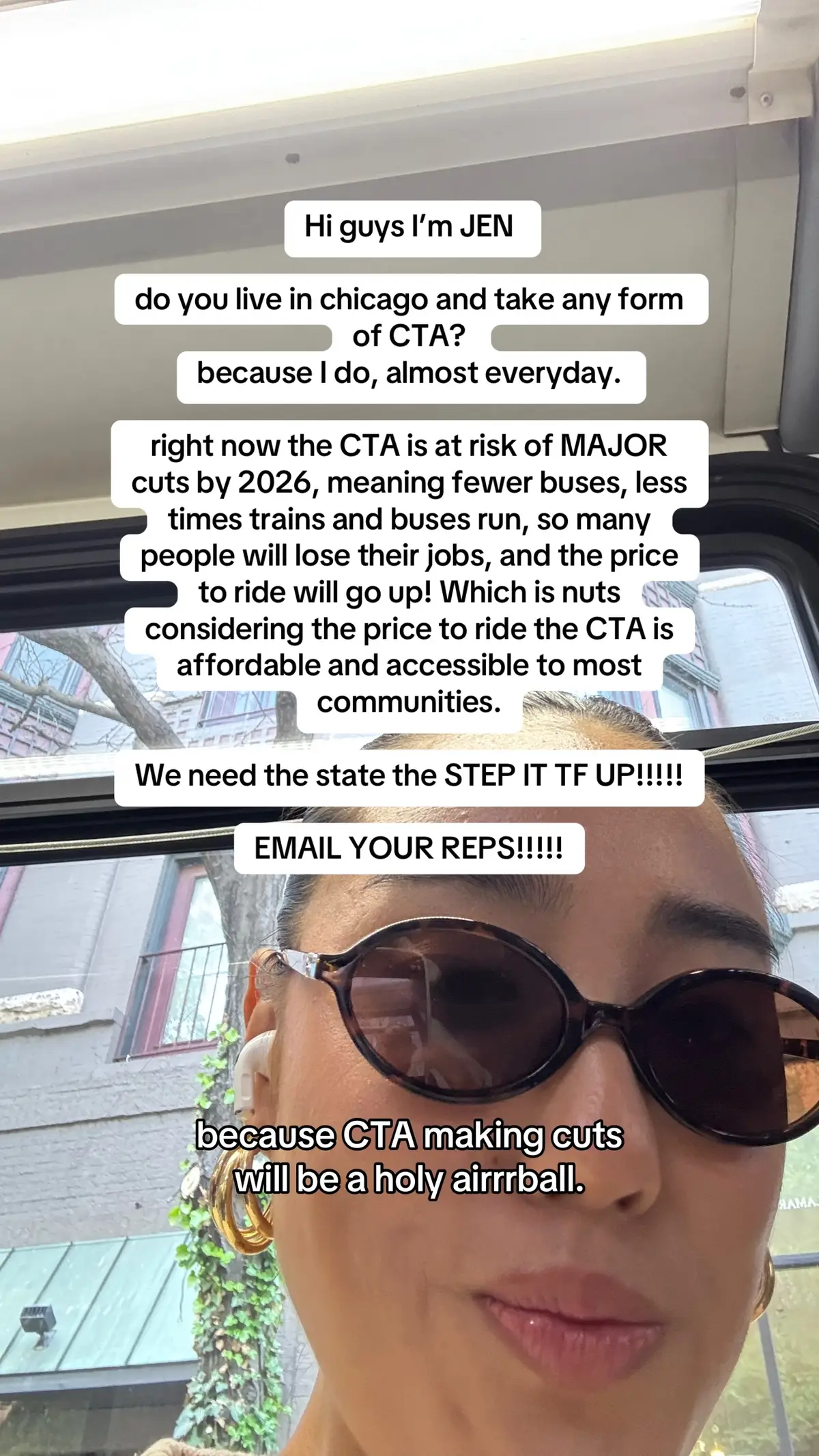 Chicago can’t run without CTA. #chicago #cta #chicagotransitauthority #chi #bus #L #trains #publictransportation #sculpt #savetransit 