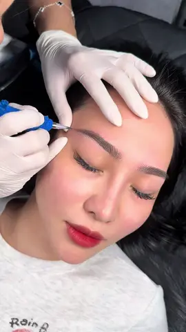 Lông mày sợi siêu thực cho khách iu ạ. #videotiktok #viralvideo  #pmuartist  #pmu  #LinhLinhAcademy  #Sợisiêuthực  #pmu #xuhuongsoitanghinh2025 