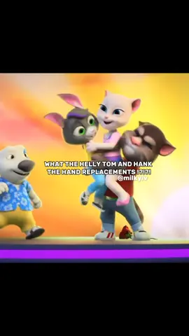 #TOM × #ANGELA & #HANK × #BECCA IN ONE FRAME ⁉️⁉️ | #milkyiv🥛 #tomandfriends #childhood #cartoons #childhoodmemories #fyp 
