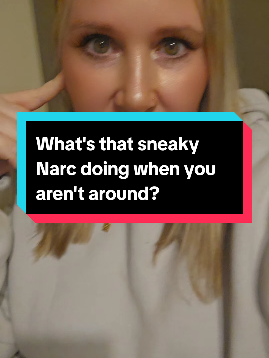Narcissists are diabolical and very sneaky... here's 10 things you can count on that they are doing when you aren't home! #creatorsearchinsights #narcissist #narcissisticabuse #narctok #narcissisticpersonalitydisorder #sneakynarcissist 