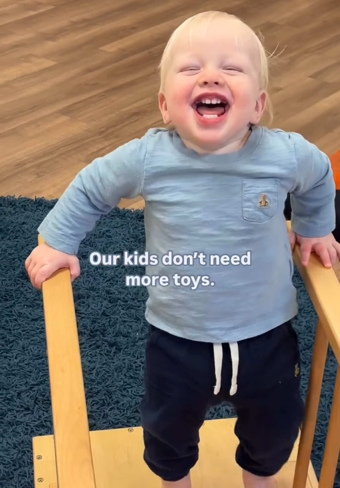 Our kids don’t need more toys. They need more: ✨ Agency - the ability to make choices for themselves ✨ Wonder - a sense of awe about life and the world ✨ Purpose - meaningful, satisfying work (projects, chores, etc.) ✨ Curiosity - a desire to learn, grow, and explore ✨ Peace - the freedom to both be bored and to do hard things with courage ✨ Love - unconditional presence and care This is how we raise independent, kind, hard-working, and intelligent humans who love with their whole hearts.