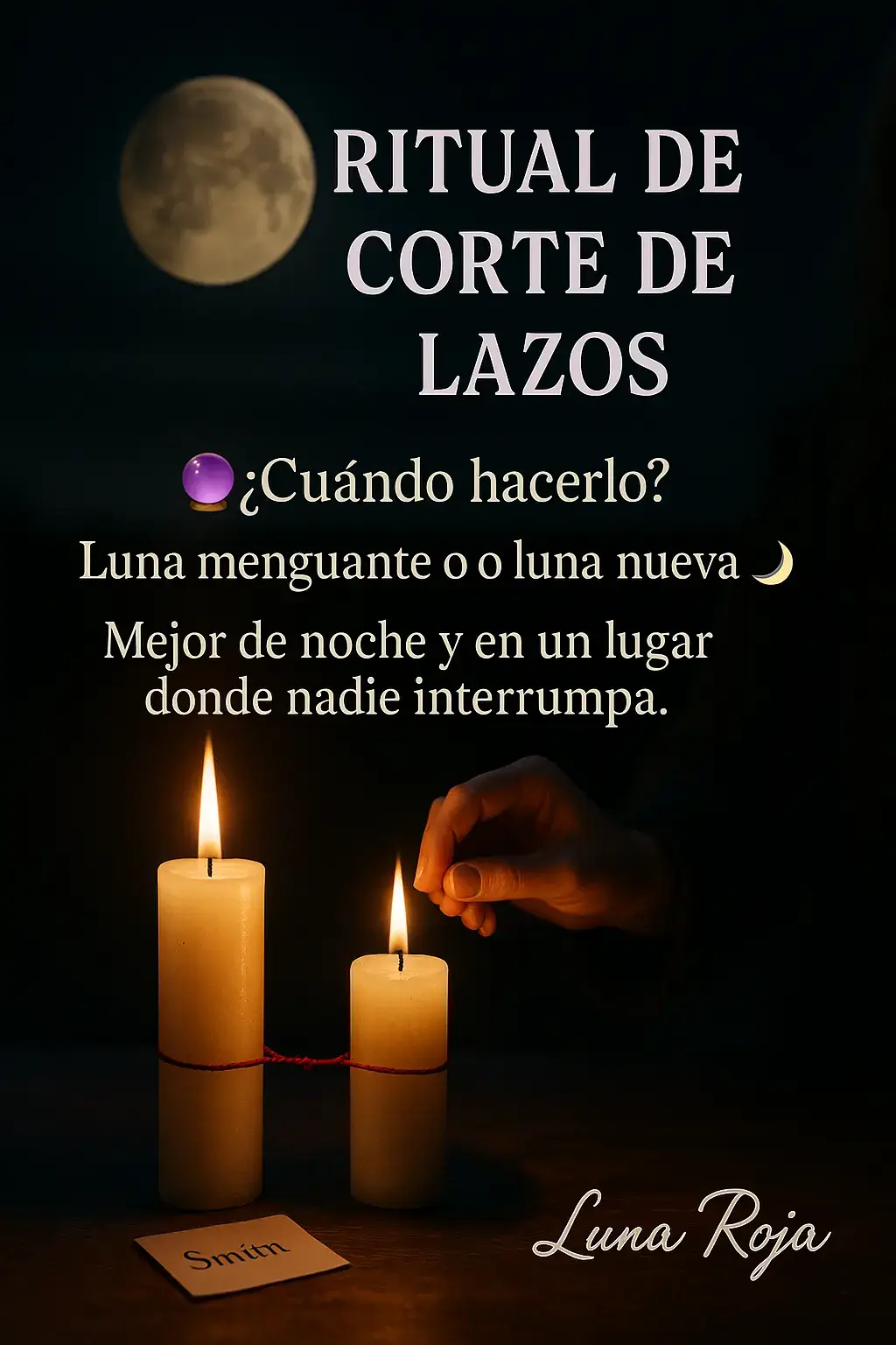 Este no es un simple ritual… Es una despedida energética. Un cierre que tu alma reconoce. Un lazo que si no se suelta… te sigue drenando. Hoy… lo liberamos con fuego y verdad. Soy Luna Roja, y esto… es Ritual de corte de lazos. #brujasdetiktok #cortedelazosenergético #rituslesdeamor #Psicomagia #paratiiiiiiiiiiiiiiiiiiiiiiiiiiiiiii #ypfッ  #ritualdecortedelazosenergeticos  #CorteDeLazos #SanaciónEmocional #DespertarEspiritual #LunaMenguante #LunaNueva #AlmasKarmicas #LazosKarmicos #RitualTikTok #RitualesMagicos #BrujitaTikTok #BrujitaEmpoderada #PoderFemenino #MagiaBlanca #EnergiaFemenina #ProtecciónEnergética #Canalización #LimpiezaEnergética #AlmasQueSanan #CierreDeCiclos #LunaRoja #SoyLunaRoja #LunaRojaRitual #RitualesConLunaRoja #LaVerdadDeLunaRoja