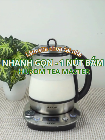 🥣 Làm sữa chua tại nhà? Dễ như bấm 1 nút! Với máy pha trà – chưng yến Hurom Master TM-P02FSS, bạn có thể tự tay làm ra mẻ sữa chua thơm mịn, chuẩn vị, không chất bảo quản – chỉ với 1 thao tác đơn giản. 💡 Không cần lỉnh kỉnh nhiều thiết bị, không cần canh thời gian ủ. ✨ Tất cả đã có Hurom lo – sạch, ngon, tiết kiệm, lại đảm bảo an toàn cho cả nhà! #hurom #suckhoe #huromvietnam #fyp #huromvietnamofficial #maychungyenphatra #hurommastertea #tmp02fss