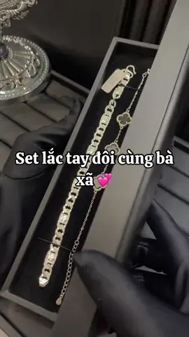 Set lắc tay đôi cùng bà xã🎀 #trangsucvangbac#quatangnguoiyeu #lactaydoitinhyeu #cansilverbacs925#fyppppppppppppppppppppppp 