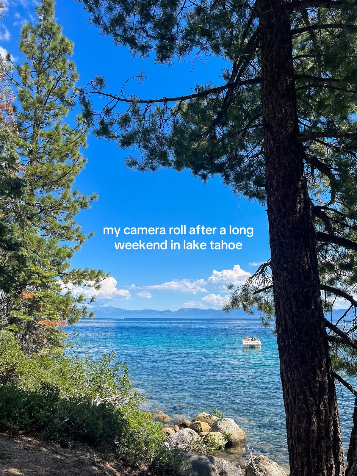 no place quite like it 🩵 #laketahoecalifornia #californiaadventure 