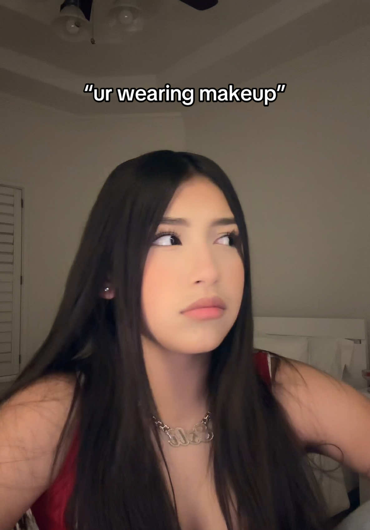 i don’t really see how me wearing makeup is physically affecting anyone #fyp #foryou #foryoupage #real #relate #relatable #viral #viral? #makeup 