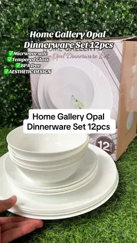 Home Gallery Opal Dinnerware Set 12pcs  #dinnerware #dinnerset #homegallery #kitchenware 