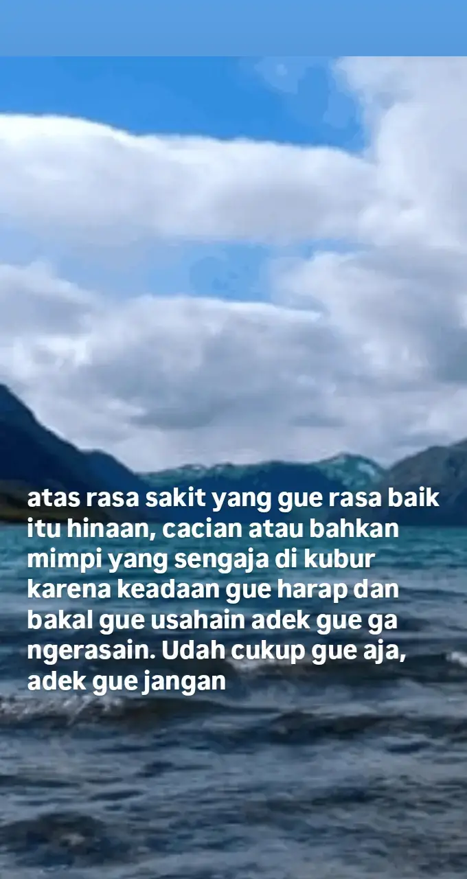 cukup gue aja ade gue atau anak gue harus bisa ngewujudin mimpinya tanpa halangan karena keadaan ekonomi‼️ #fypage #katakata #quotes #xycba 