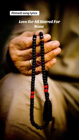 Love for all hatred for none 🤲👏