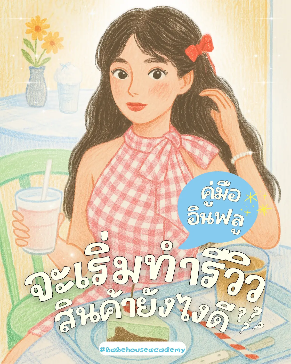 Influencer จะเริ่มทำรีวิวสินค้ายังไงดี?🎀⭐️🩰 อินฟลูมือใหม่จดไว้เลย! หรือคนที่เริ่มมีแบรนด์ติดต่อแล้ว แต่ยังไม่มั่นใจว่าจะพูดรีวิวยังไงให้ดูจริงใจ ทำคอนเทนต์ยังไงไม่ให้ขายจนคนเลื่อนผ่าน หรือเริ่มยังไงให้มีงานต่อแบบไม่ต้องง้อแบรนด์🥳 รู้ก่อน = ดูโปรก่อน = มีโอกาสก่อน 💥 เพราะงานรีวิวดี ๆ เริ่มจาก “พื้นฐานที่แน่น” 💭 และถ้าอยากปั้นตัวเองให้เป็นอินฟลูฯ สายคุณภาพแบบเต็มระบบล่ะก็พี่เบ๊บอยากชวนมาเรียนคอร์ส Influ 101 ที่จะปูพื้นฐานการเป็นอินฟลูให้ทุกคนแบบจัดเต็ม!!! และยังไม่หมดเท่านี้เพราะเรายังมีหลังบ้าน Influ ที่จะสอนให้หมดทุกเรื่องหลังบ้านที่อินฟลูต้องรู้ กด DM มาจองที่นั่งกันได้เลย👇💌 Influ 101 💘 14 JUN. 2025 หาตัวตน วางแผนคอนเทนต์ ดู insight ช่อง โปรโมทช่องให้ปัง 📚 3,990.-  หลังบ้าน Influ 14 JUN. 2025 How to คุยกับลูกค้า Step ขายงาน วิธีคิด Rate card เอกสารหลังบ้าน 📚 5,990.- #Influencer #อินฟลู #contentcreator #creator #คอนเทนต์ #สร้างคอนเทนต์ #bearbykim #tiktokuni_th #TikTokCommunityTH #babehouseacademy 