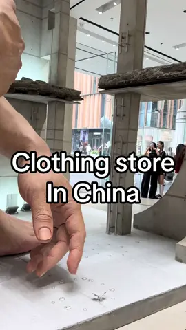 Giant Sculpture inside a clothes store in Shenzhen China.#china #chinatiktok #chinatravel #giants #shenzhen #sculpture #exihibition #showcase #city #clothes #store 