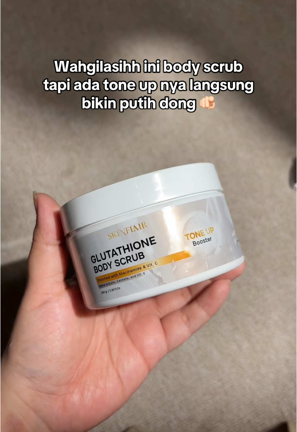 #bodyscrub #glutathione #skinflair #whitening #bodycare #masukberandafyp #fypage 