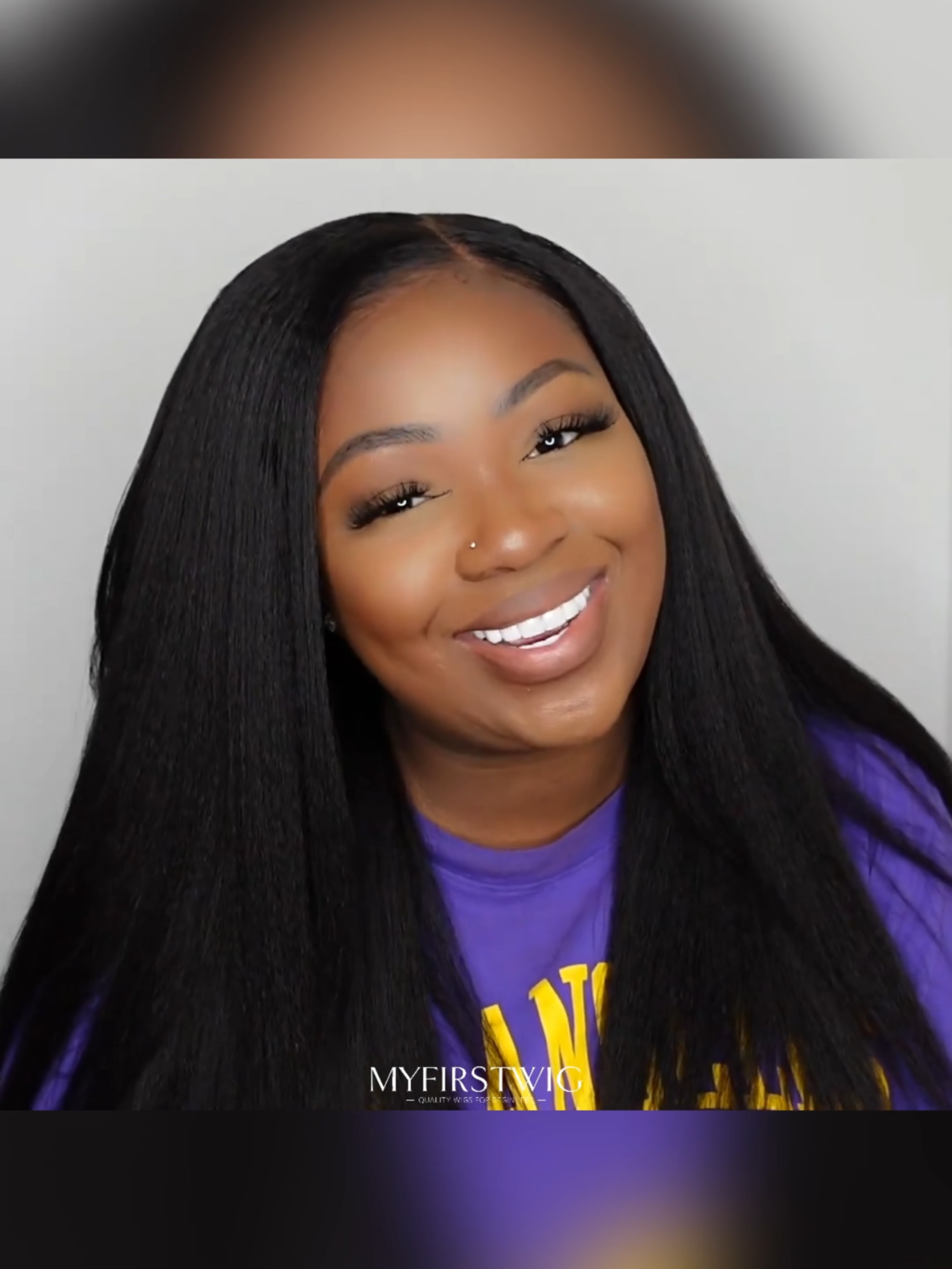 Slayed this prepped kinky wig! ✨ Natural vibes, effortless look, and ultimate confidence unlocked. 😍🔥L!nk in b!o search 'KIE001' to find the same look #lacewig #kinkywig #gluelesswig #humanhairwig