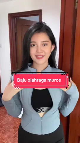 Nemu jaket olahraga fit body cakep bgt huhuu🥹💙✨ #bajuolahragawanita 