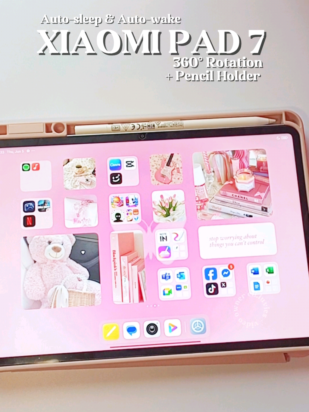 go for xiaomi pad 7 super worth it!! #xiaomi #xiaomipad7 #tablet #gadgets #tabletaccessories #rotatablecase #tabletcase 