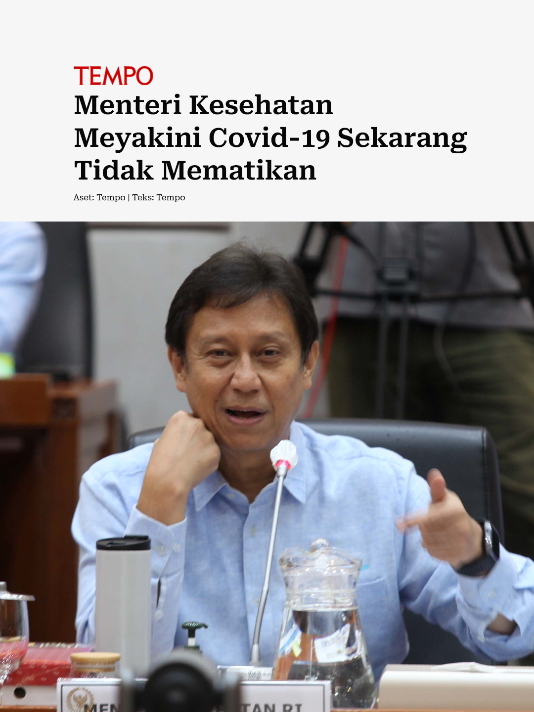 Menkes Budi Gunadi Sadikin menyebut varian Covid-19 yang menyebar saat ini relatif tidak berbahaya. Budi mengimbau masyarakat untuk tidak panik. #covid19 #covid #indonesia #menkes #menterikesehatan #budigunadisadikin #tempodotco #tempomedia #berita #fypindonesia #fyp #tiktokberita
