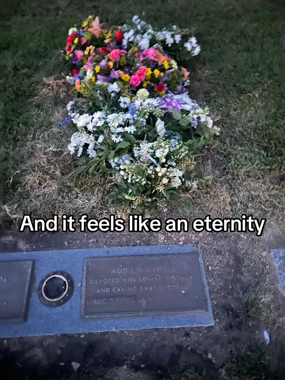 I hope it’s amazing up there grandma ❤️