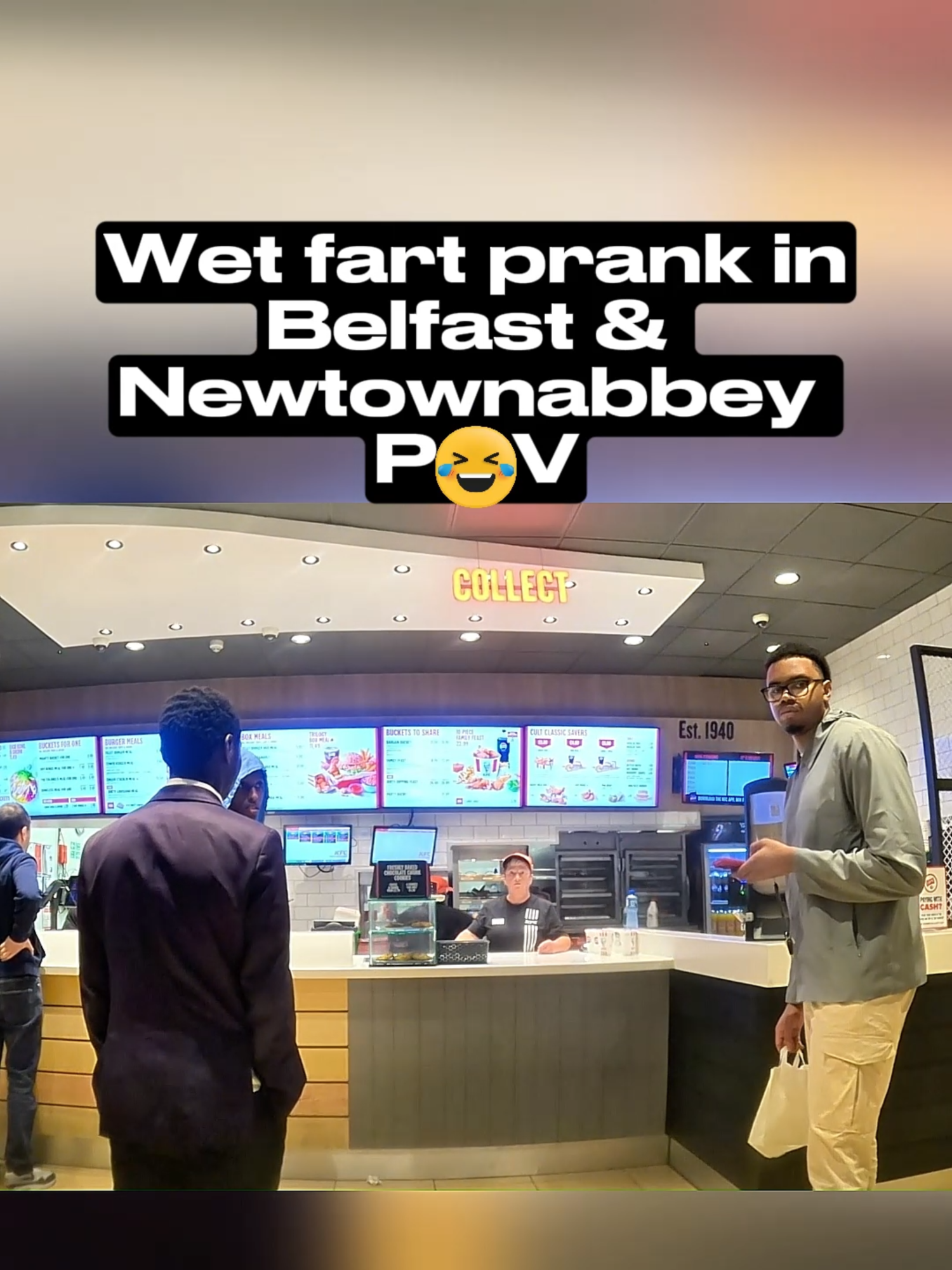 Wet fart prank in Belfast & Newtownabbey POV 💩😂🤣#fartprank #prankvideo #funnyvideos😂 #public #belfast #fyp