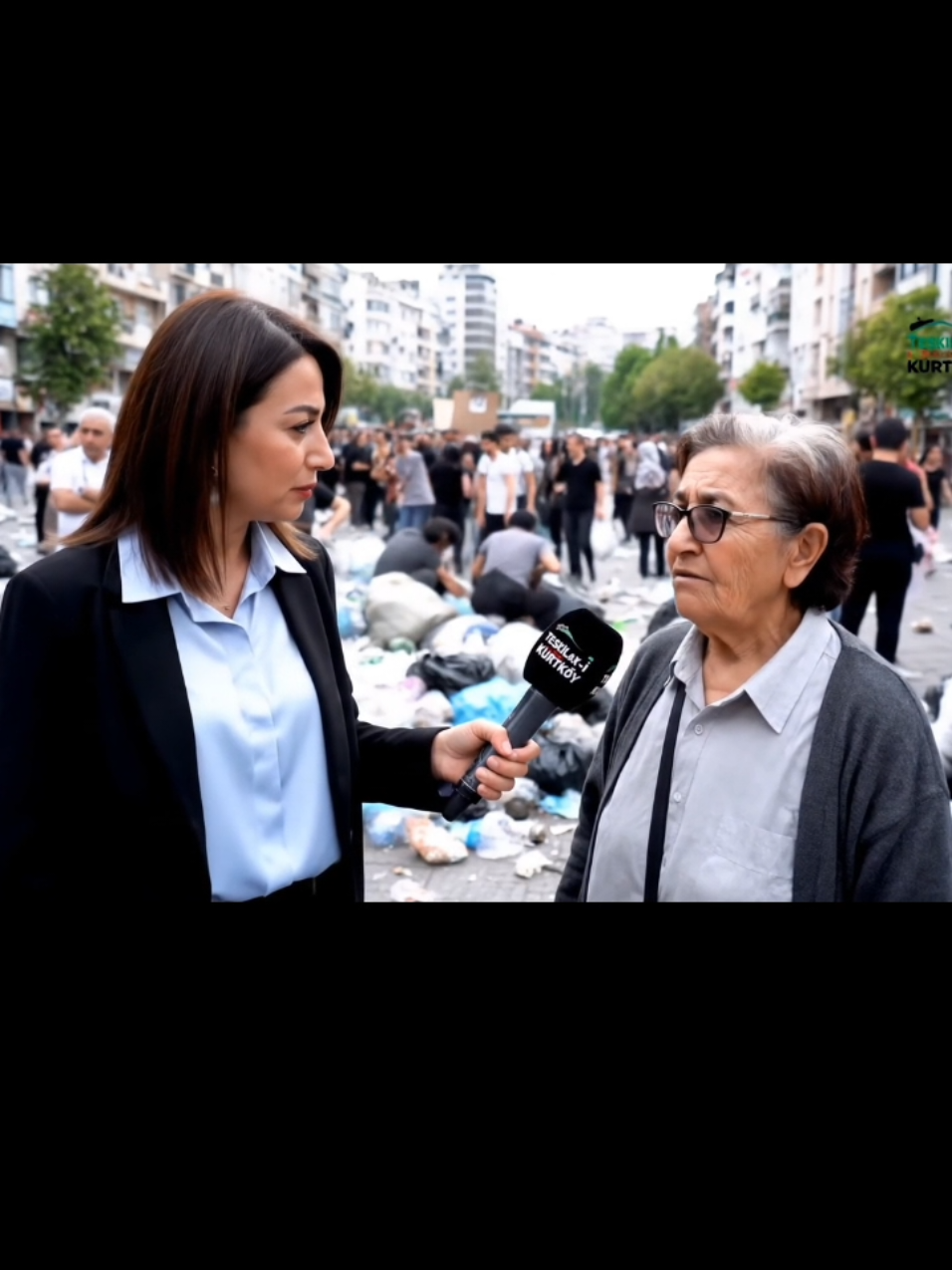 İzmir de beklenen O malum tepki geldi. 😅 #sokakröportajları #yapayzeka #röportaj #izmir #chp #çöp 