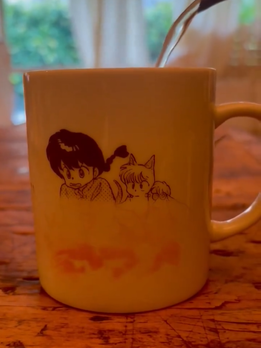 Le mug Ranma 1/2 ultime qui change à chaque gorgée #ranma #ranma12 #animelovers 