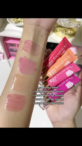 i need more lip serum, so glad they have new shades!! 😭💖 #freshiny #freshinylipserum #lipserum #lipcare #lipmoisturizer #fyp #freshinylipglowserum