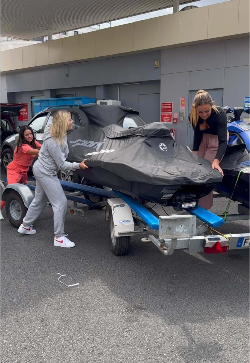 Mission accomplie ahah 🤪 #jetski #pourtoi #roadtrip 