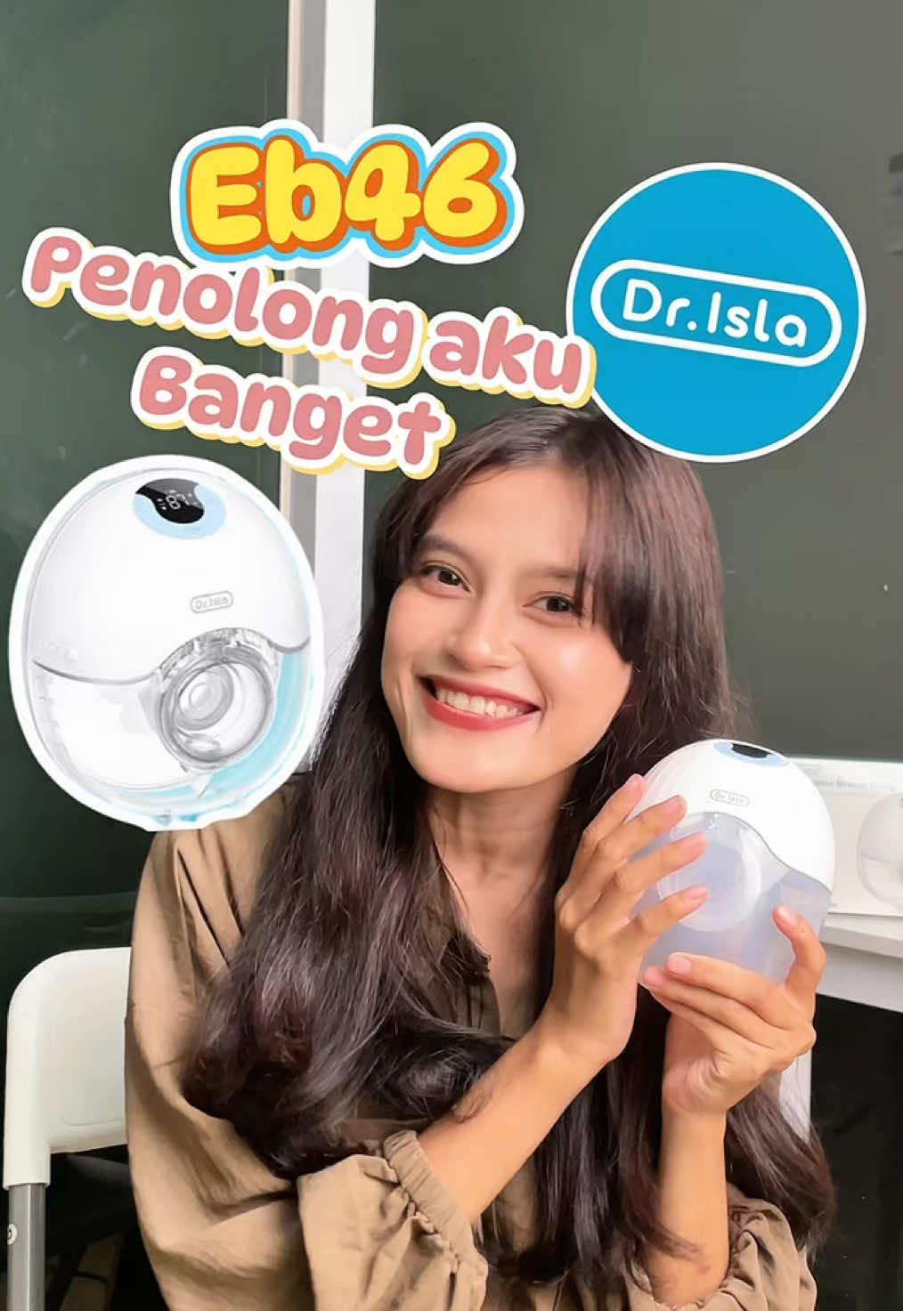 Pompa asi EB46 penolong aku banget💕 #drisla #pompaasi #breastpump #fyp #testimoni 