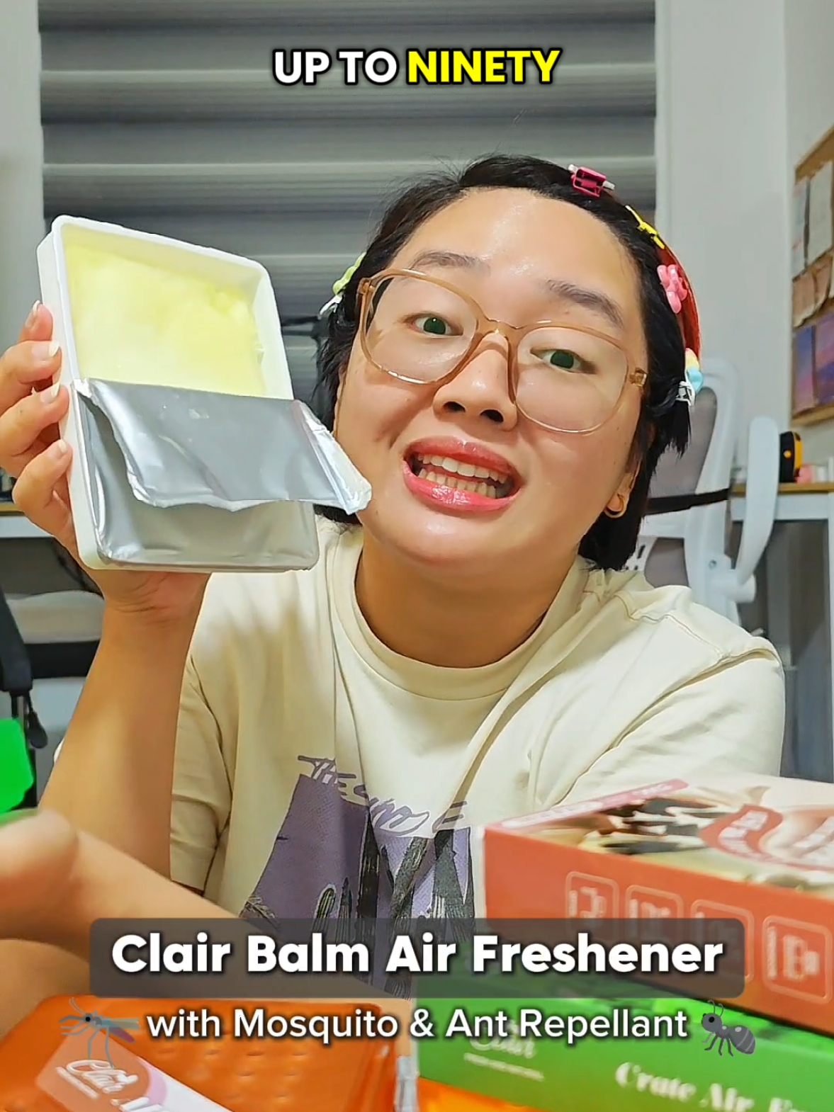 Replying to @amoryanz Madaming scent na pagpipilian. Pero kung gusto mo yung may Mosquito and Ant Repellant piliin mo yung Mint ✨💯 #clairhome #clairbalmairfreshenercrate #airfreshener #mosquitorepellant 