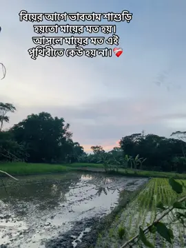 #বিয়ের আগে ভাবতাম শাশুড়ি হয়তো মায়ের মত হয়।  আসলে মায়ের মত এই পৃথিবীতে কেউ হয় না।#comillar_meye💁‍♀️🇧🇩।। @TikTok Bangladesh #foryou #viral #views#