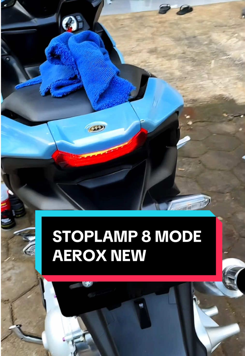 Membalas @Cimoy Untuk pemasangan stoplamp running 8 mode buat aerox ini mudah banget gaes #stoplamprunning #stoplamplazy #stoplampaerox 