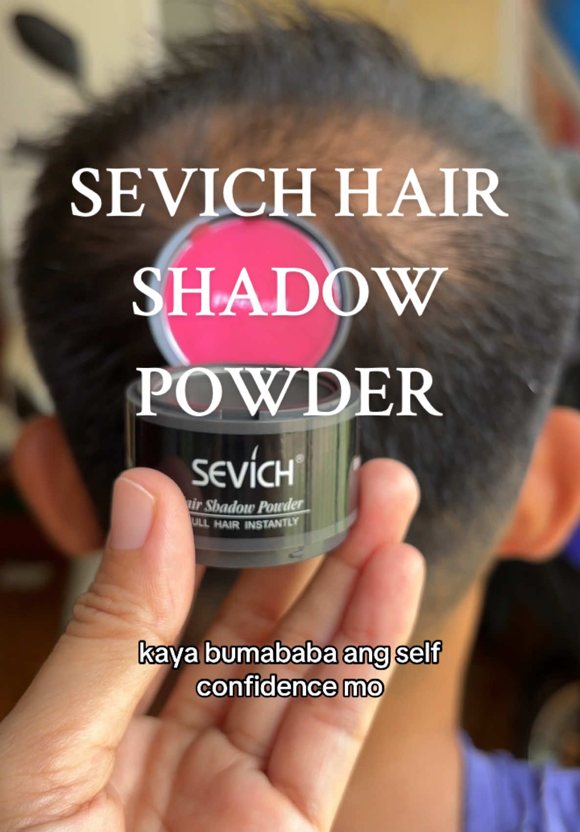 instant kakapal tingnan buhok nyo dito guyz. #sevich #sevichhairshadow #sevichhairshadowpowder