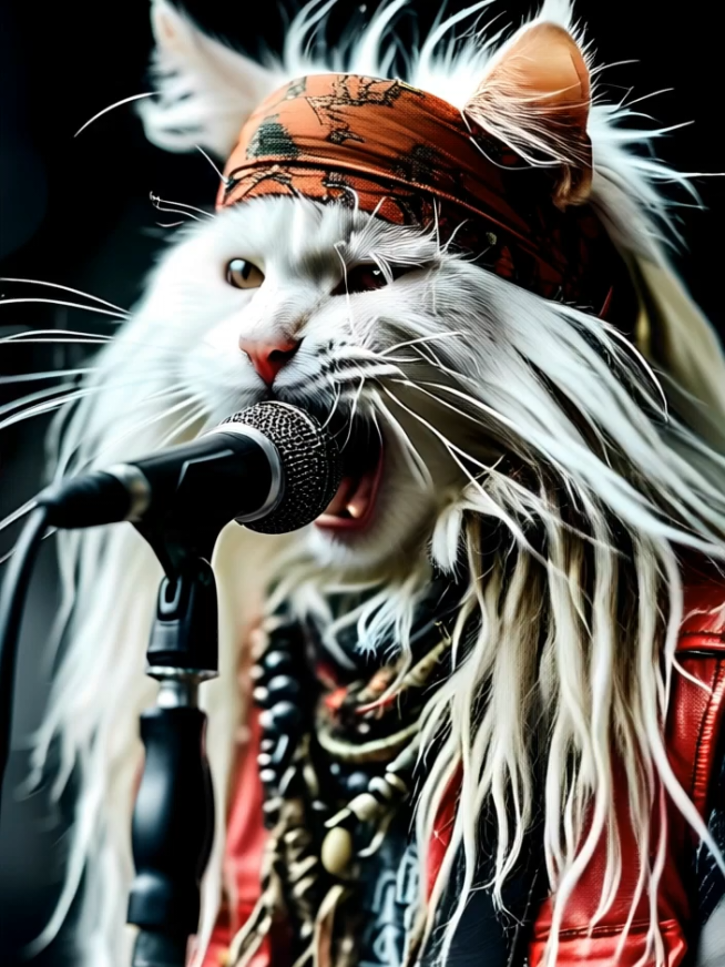 The Rockers Cats 🎸 #cat #kitten #cats #meows #80smusic #80srock #kittycats #funnycats 