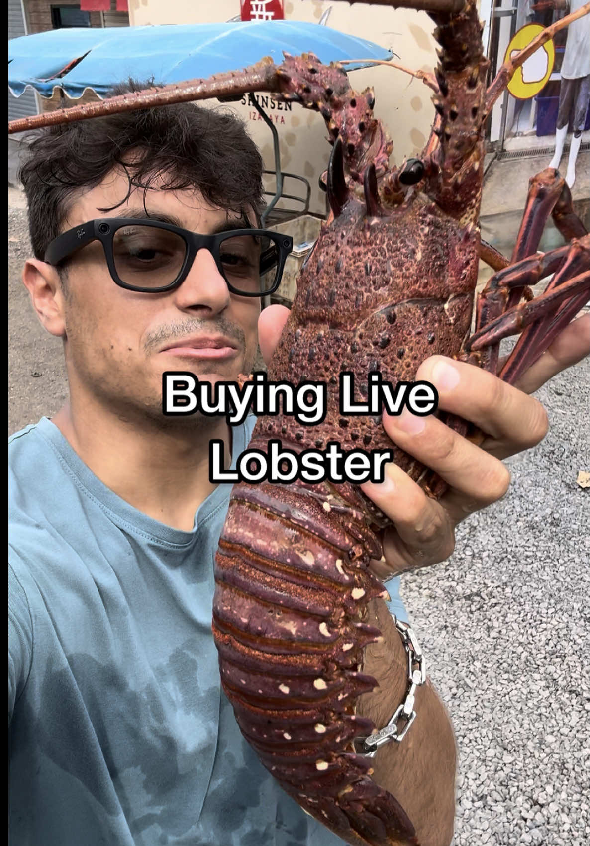 Lobster man strikes again #lobster #seafood #seafoodlover 