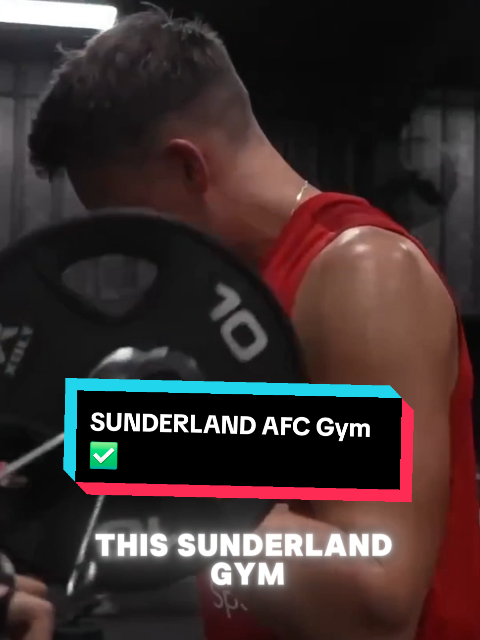 Sunderland AFC gym session ✅️ #plyometrics #football #foryoupage #Soccer #strength 