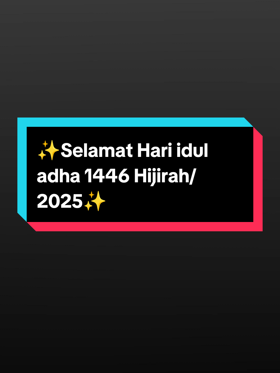 Selamat Hari idul adha tahun 1446 Hijiriah/2025 🎉🎉☪️ || Semoga Rezeki dan sehat selalu 😊🙏 #iduladha #iedadha #kurban #selamatiduladha #FYP #fyp #fyp #FYP #fyp #fyp 